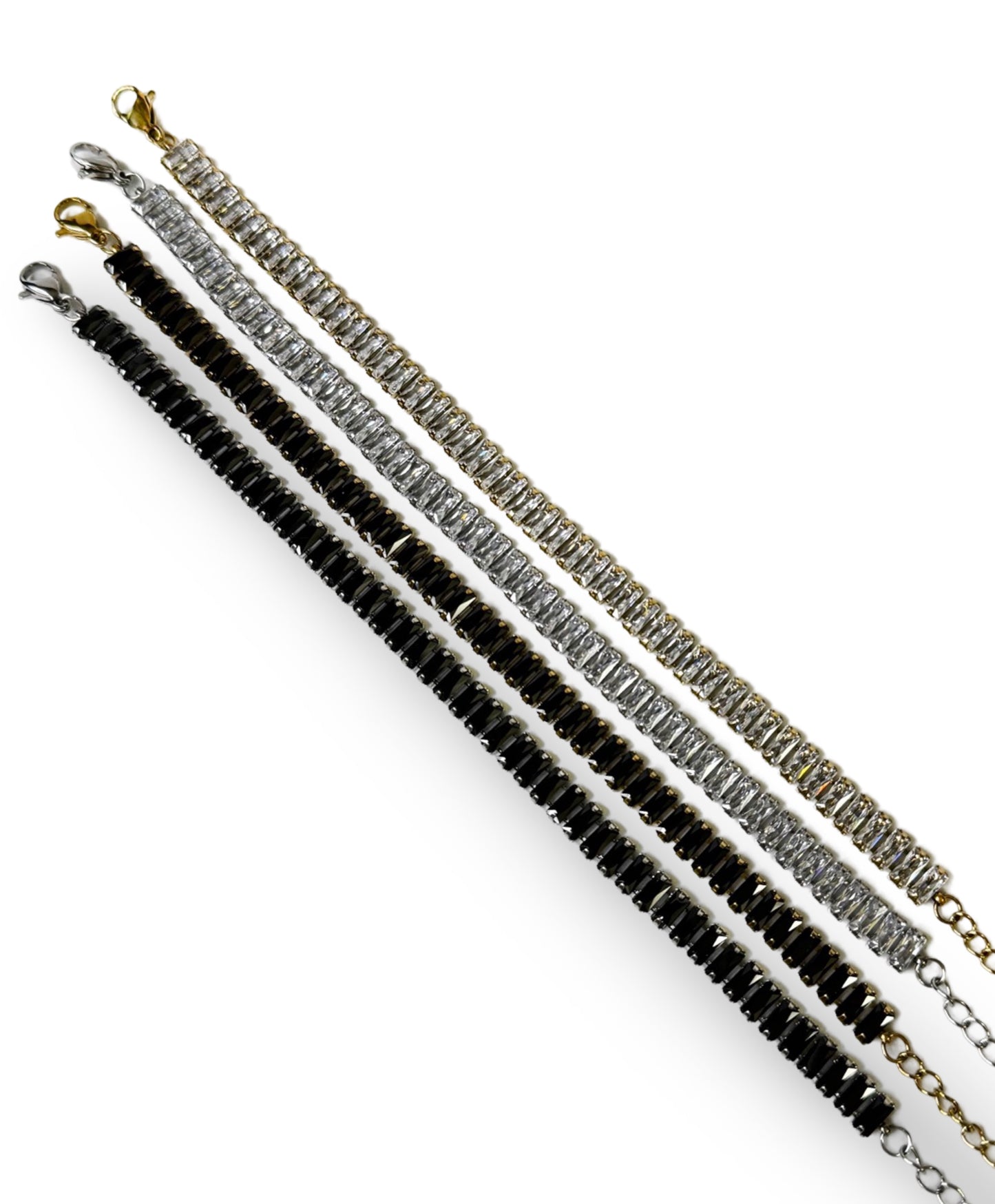 Baguette tennis bracelet