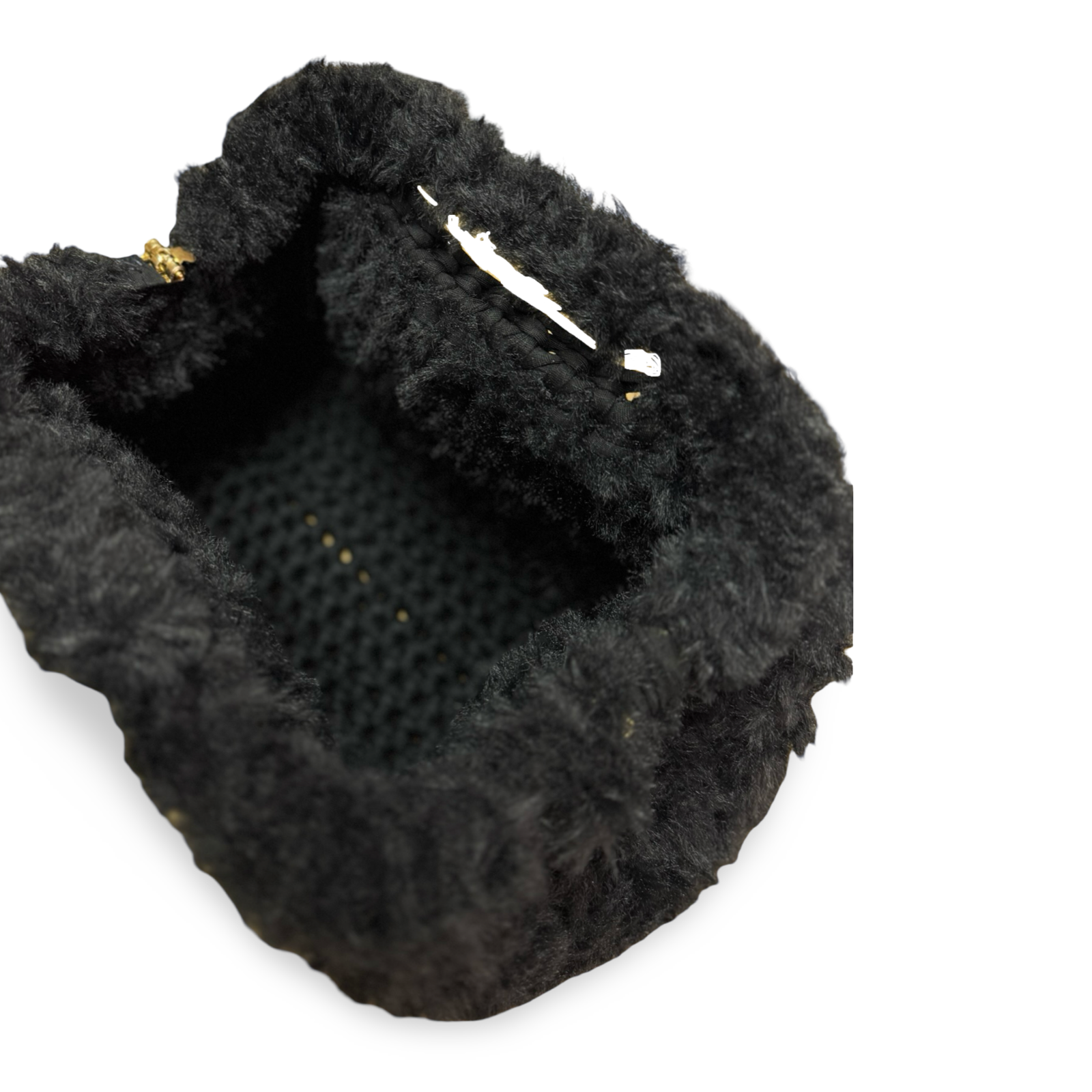 Peluche crochet nero