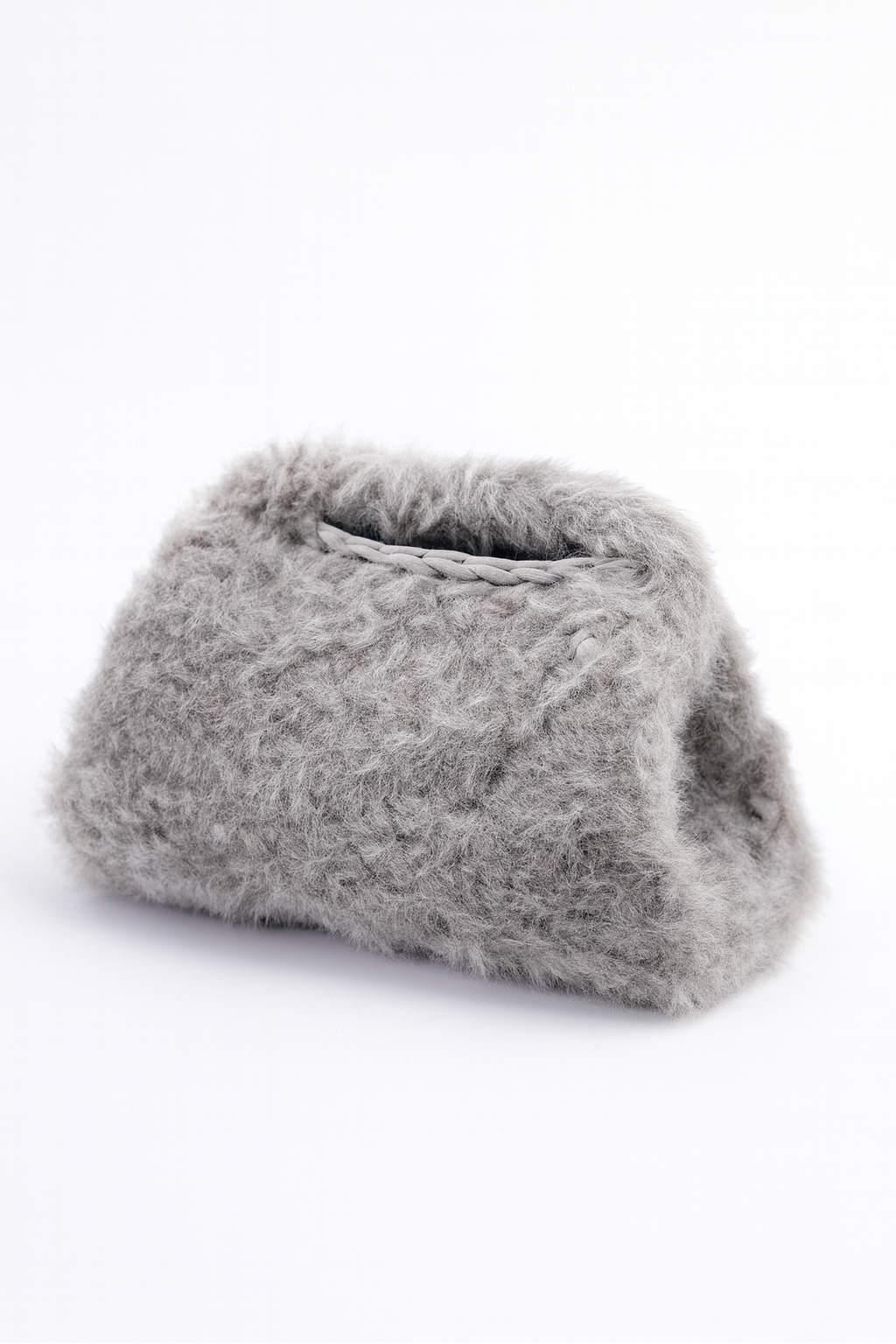 Mini Peluche crochet grigia