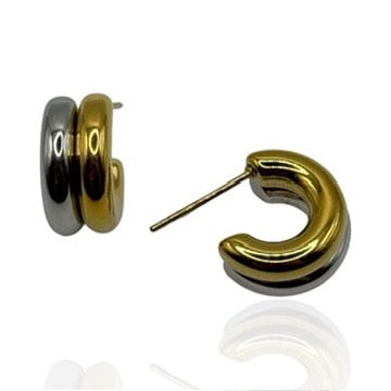 Orecchino Double circle