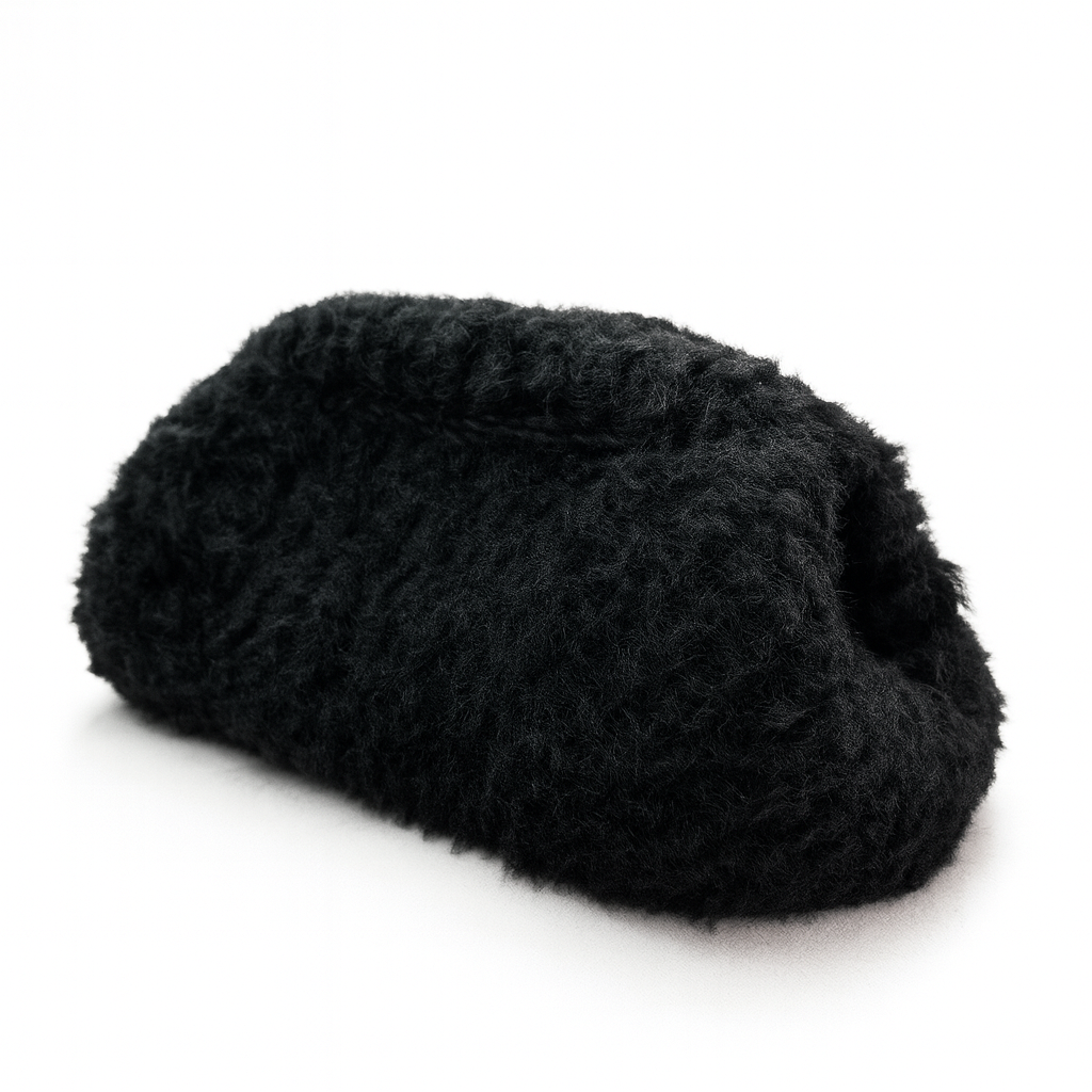 Peluche crochet nero