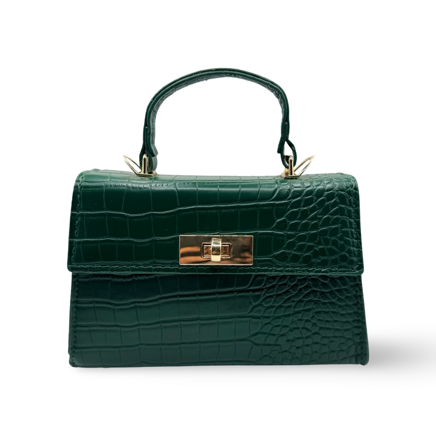 Kelly bag verde bottiglia