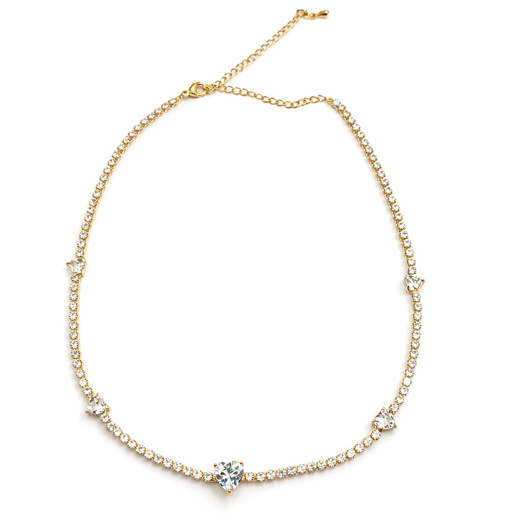 Collana heart diamond