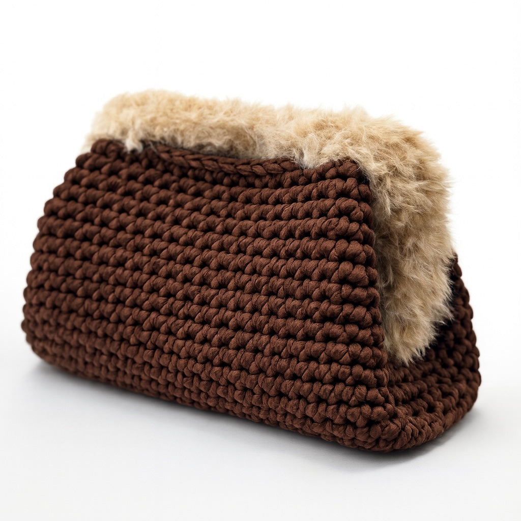 Brown peluche crochet