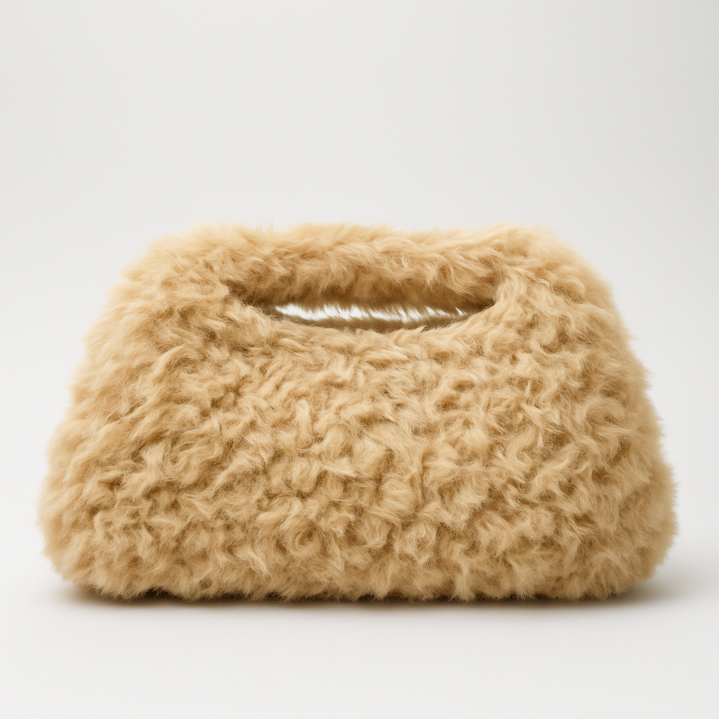 Peluche crochet beige