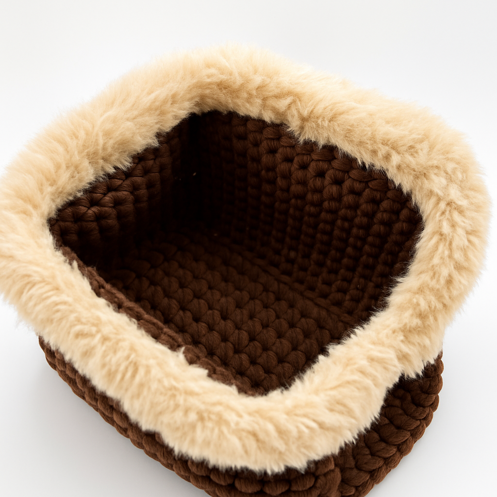 Brown peluche crochet