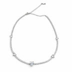 Collana heart diamond