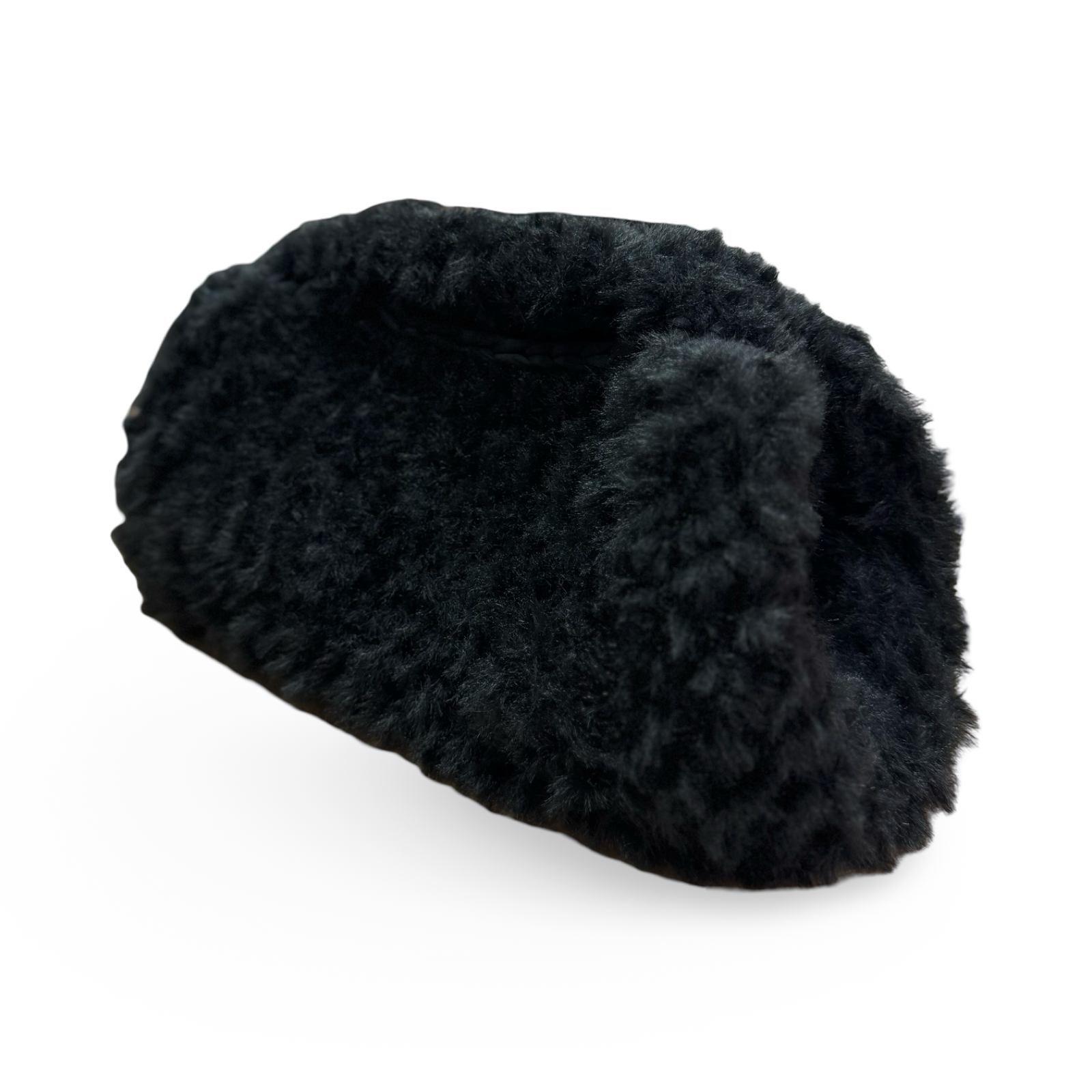 Peluche crochet nero