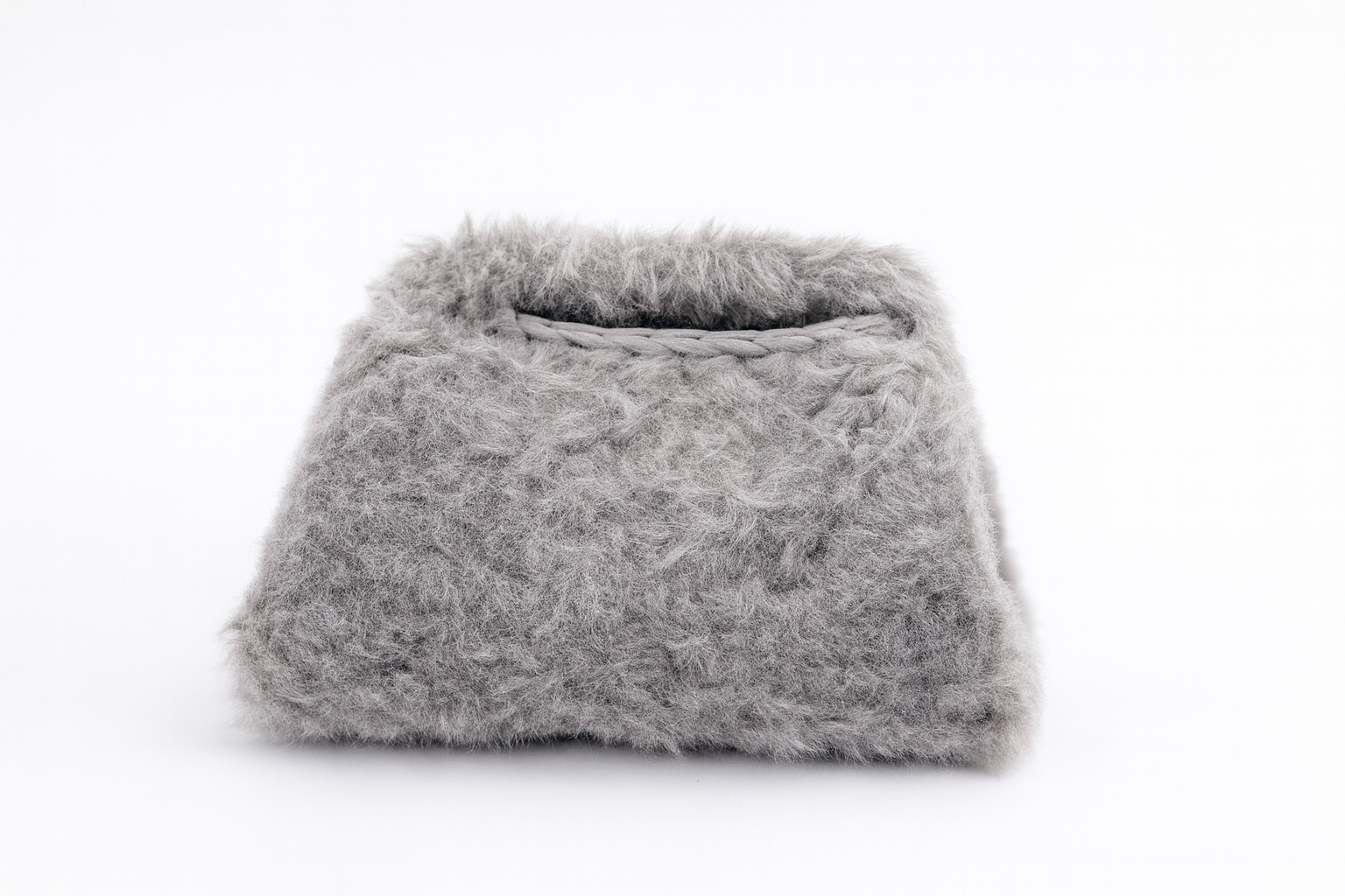 Mini Peluche crochet grigia