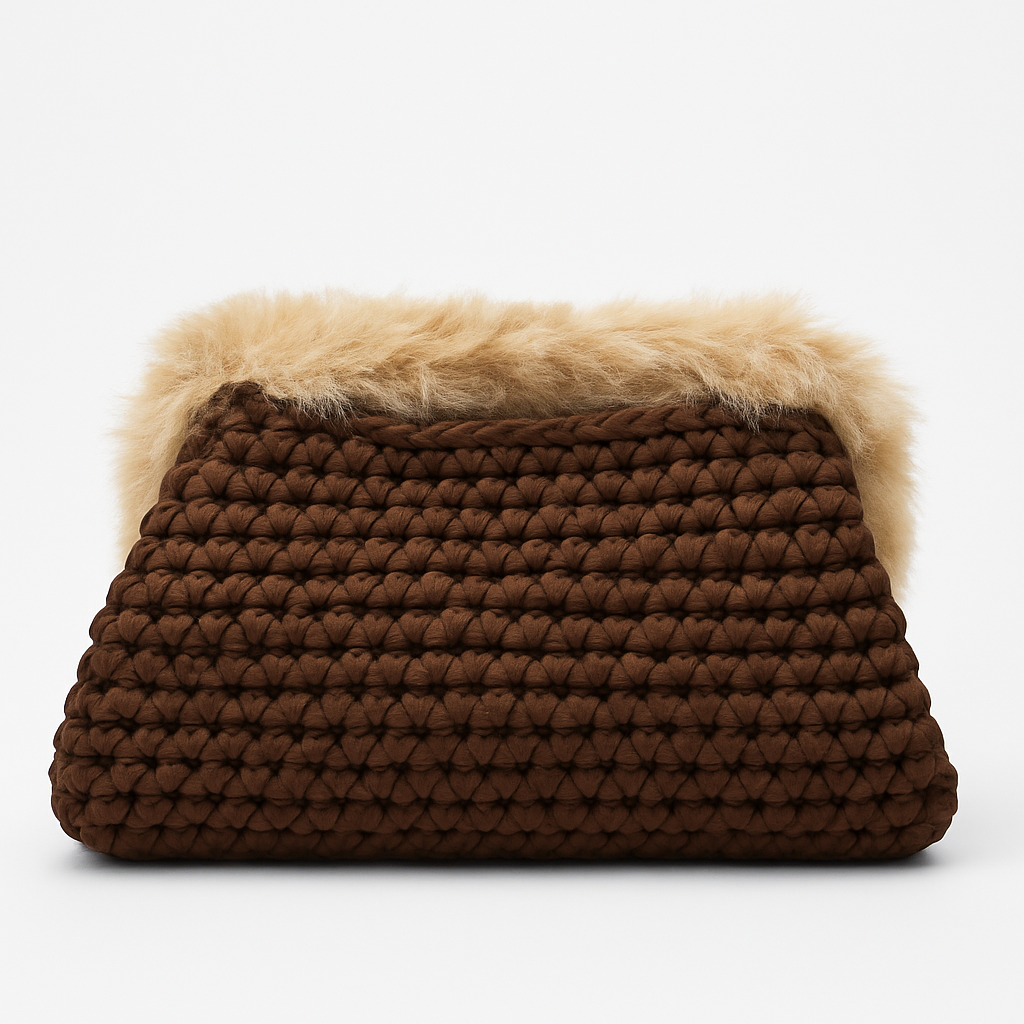 Brown peluche crochet