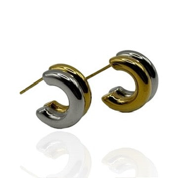 Orecchino Double circle