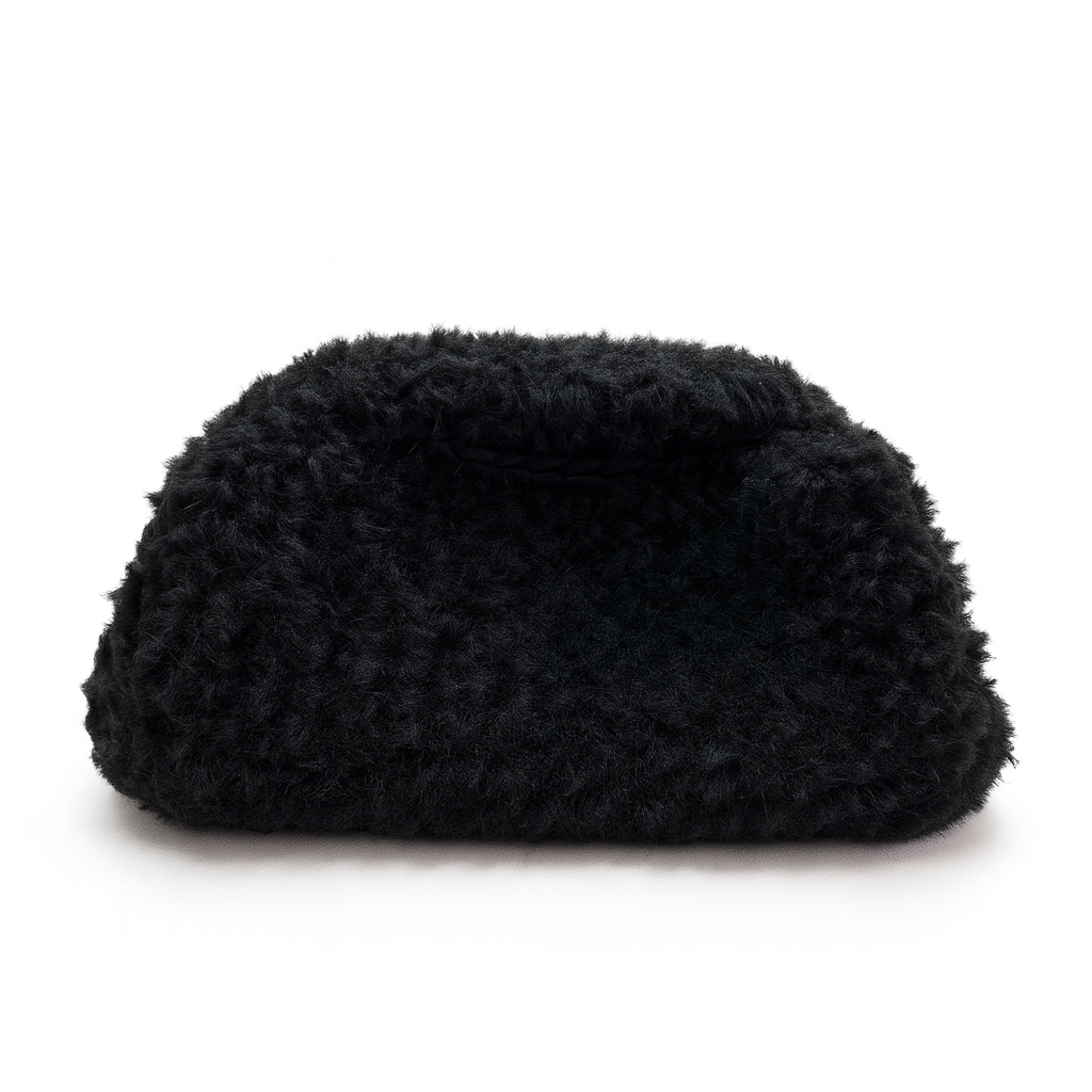 Peluche crochet nero