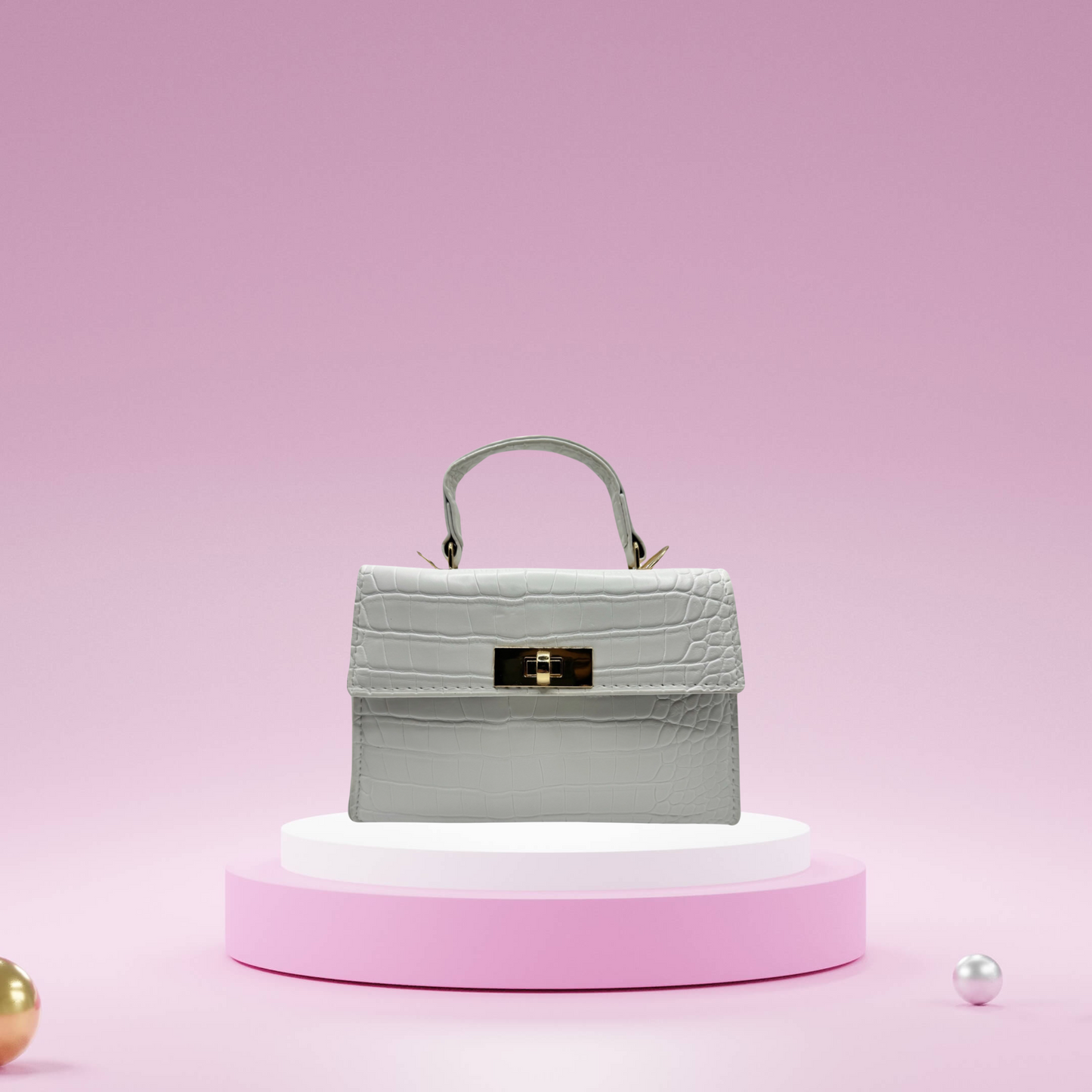 White Kelly Bag