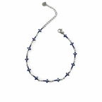 Cruz de la suerte anklet