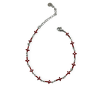 Cruz de la suerte anklet